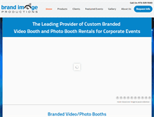 Tablet Screenshot of brandimageproductions.com